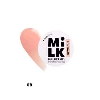 Milk, Густой гель-билдер Builder Cool Gel №08 Walnut (15 г)