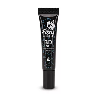 Foxy Expert, Гель 3D для объемного дизайна №21 (8 мл)