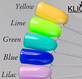 Klio, Цветной моделирующий гель - Yellow (15 г)