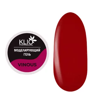 Klio, Цветной моделирующий гель - Vinous (15 г)