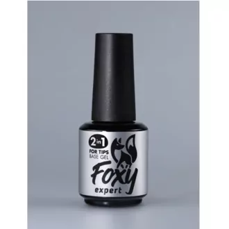 Foxy Expert, База Base Gel For Tips 2 in 1 (15 мл)