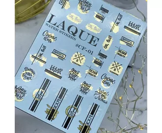 Laque, Слайдер дизайн #CF-01 GOLD Laque, Слайдер дизайн #CF-01 GOLD