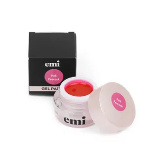EMI, Гель-краска Glass - Розовый павлин (5 мл)