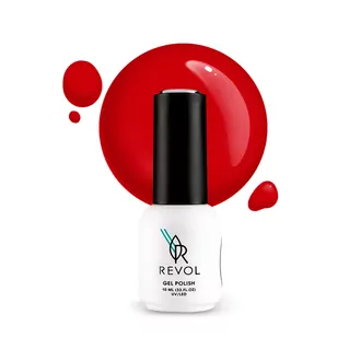 Revol, Гель-лак Fashion week colors №2 Fiery red (10 мл)