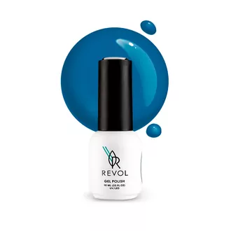 Revol, Гель-лак Fashion week colors №10 Electric blue lemonade (10 мл)