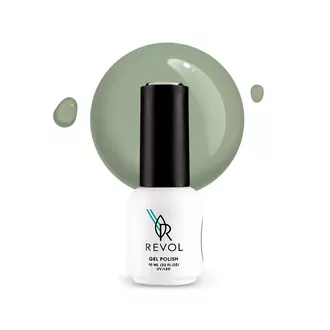 Revol, Гель-лак Fashion week colors №15 Leek green (10 мл)