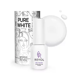 Revol, Гель-лак Pure white (10 мл)