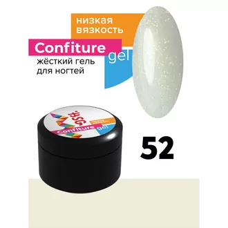 BSG, Гель Confiture №52 Тёплый молочный оттенок с сияющим шиммером (13 мл)