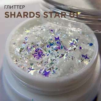 IBDI, Глиттер SHARDS STAR 01