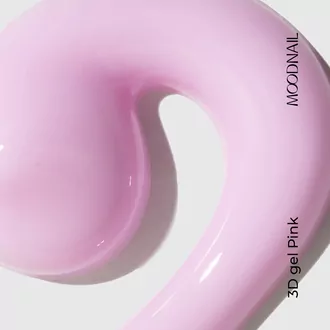 MoodNail, 3D Gel для объемного дизайна Pink (15 мл) 