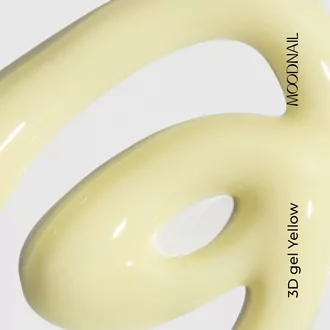 MoodNail, 3D Gel для объемного дизайна Yellow (15 мл) 