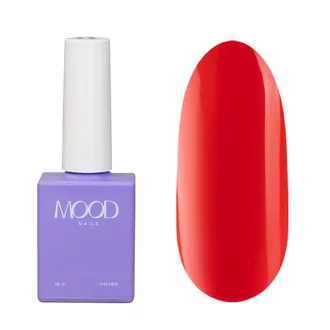 MoodNail, Гель-лак One step Pedicure collection Red (10 мл)