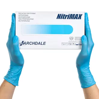 NitriMax, Перчатки нитриловые XS голубые (50 пар)