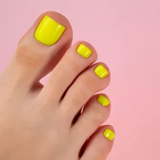 MoodNail, Гель-лак One step Pedicure collection Yellow (10 мл)