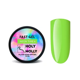 Holy Molly, Fast Gel Neon Time №4 (15 мл)
