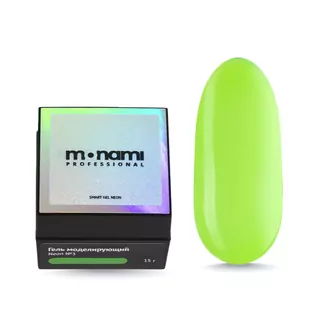 Monami, Гель Smart Neon №3 Зеленый лайм (15 г)