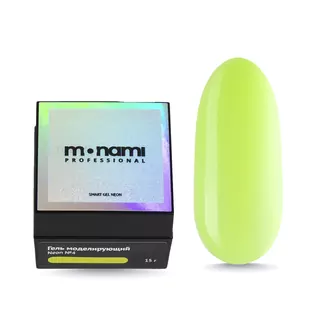 Monami, Гель Smart Neon №4 Желтый (15 г)