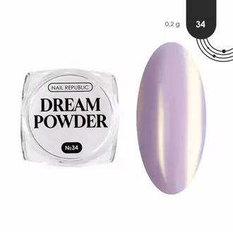 Nail Republic, Втирка жемчужная Dream Powder №34 (0,2 г)