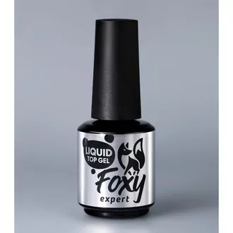 Foxy Expert, Жидкий топ супер глянец Liquid Top Gel (15 мл)