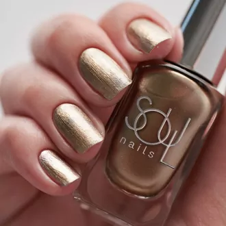 SOULnails, Лак для ногтей Precious Jewel Gold №208 (10,5 мл)