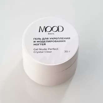 MoodNail, Гель Nude Perfect Crystal Clear (30 г)