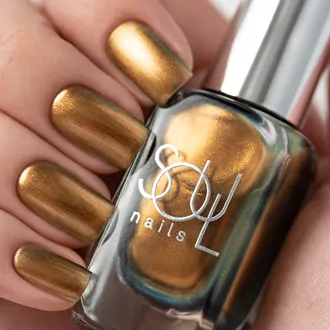 SOULnails, Лак для ногтей Precious Jewel Gold №209 (10,5 мл)