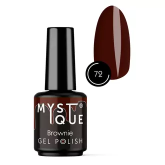 Mystique, Гель-лак №72 Brownie (10 мл)