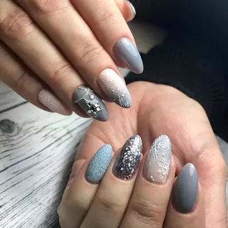 Monami, Гель-лак Diamond Silver Star (платиновый, 5 гр)