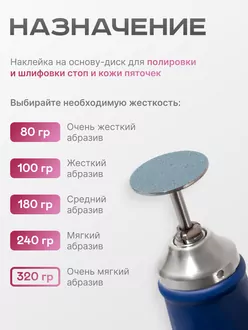 Elnail Pro, Сменные файлы-диски Titan L 320 гр (50 шт)