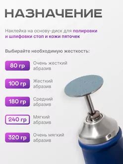 Elnail Pro, Сменные файлы-диски Titan S 240гр (50 шт)