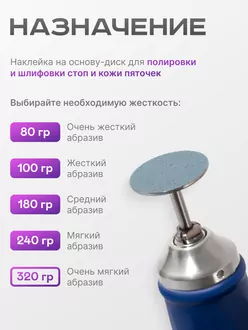 Elnail Pro, Сменные файлы-диски Titan S 320гр (50 шт)