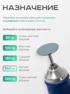 Elnail Pro, Сменные файлы-диски Titan M на мягкой основе 240гр (50 шт)