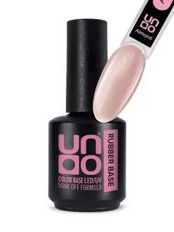 Uno, База Rubber Color Base Gel Almond (12 мл)