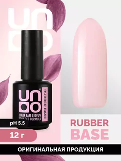 Uno, База Rubber Color Base Gel Glam Pink (12 мл)