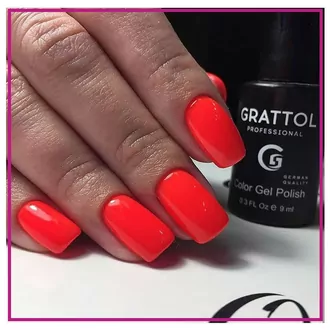 Grattol, Гель-лак Bright Red №30 (9 мл)