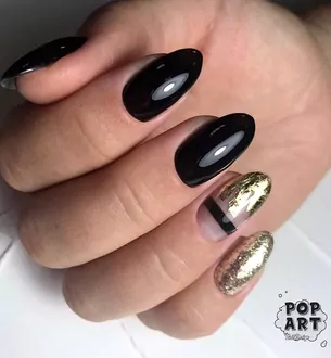 Iva Nails, Гель-лак Black (8 мл)