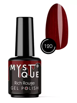 Mystique, Гель-лак #120 Rich Rouge (10 мл)