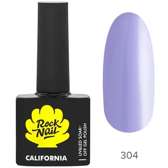 RockNail, Гель-лак California №304 Ultra Violet (10 мл)