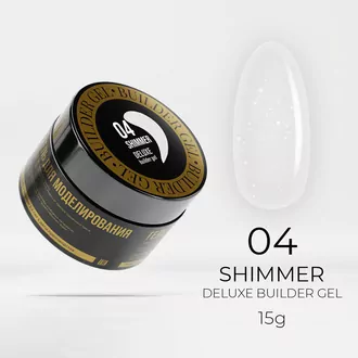 LunaLine, Гель Deluxe Shimmer для наращивания с шиммером №04 (15 г)