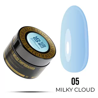 LunaLine, Гель Deluxe Milky для наращивания Cloud №05 (15 мл)