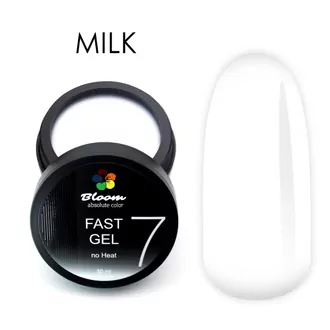 Bloom, Гель Fast Gel №7 Milk низкотемпературный (50 мл)