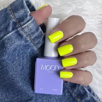 MoodNail, Гель-лак Glow Neon Yellow (10 мл)