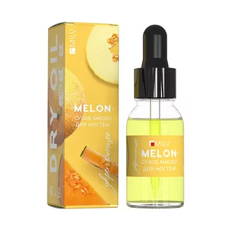 MILV, Сухое укрепляющее масло для ногтей Melon (15 мл) MILV, Сухое укрепляющее масло для ногтей Melon (15 мл)