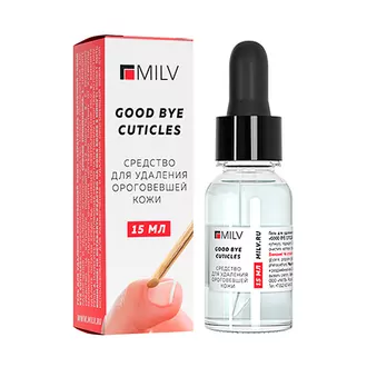 MILV, Кератогель щелочной - Good Bye Cuticles (15 мл) MILV, Кератогель щелочной - Good Bye Cuticles (15 мл)