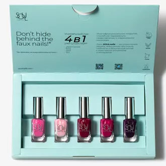 SOULnails, Набор лаков для ногтей PINKS