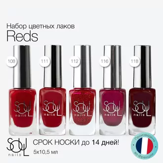 SOULnails, Набор лаков для ногтей REDS