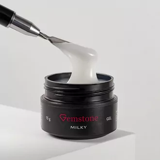 Gemstone, Гель моделирующий Milky (15 г)