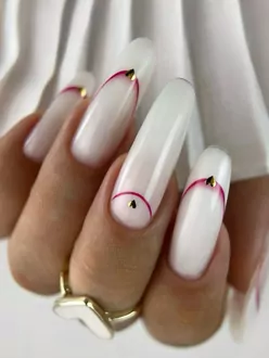 Esthetic Nails, Набор база Rubber+гель 01 Milk+топ Ultra Gloss