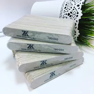 Nail Professional (ZERK), Пилка тонкая 180*240 одноразовая