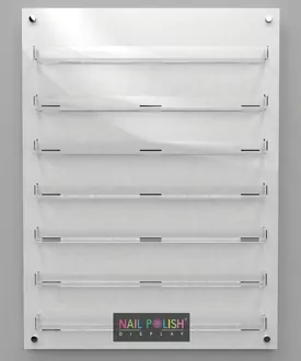 Nail Polish Display, Дисплей настенный для лаков Белый
